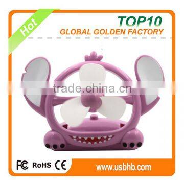 New arrvial animal usb fan mini fan small fan purple color