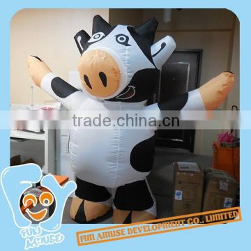 Giant Inflatable Cartoon Cow for sale