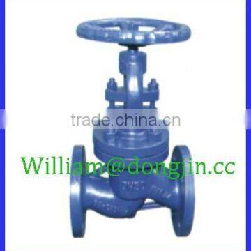 DIN F1 bellows globe valve drawing