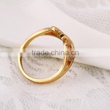 China Jewelry Manufacturer 18k Gold Color Heart-shaped Jewelry Ring photo-4