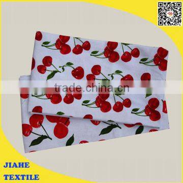 100%cotton white printed tea towel with catoon design wholesale