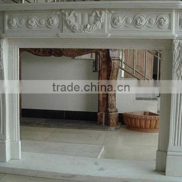 artificial stone fireplace