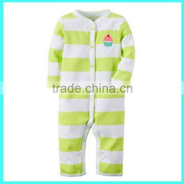 OEM infant stripes romper sweet baby boy jumper stripes baby rompers