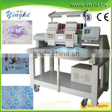 China Guangzhou CNC computer flat garment cap hat sequin towel single two 4 6 head 6 9 12 needles embroidery machine price                        
                                                Quality Choice