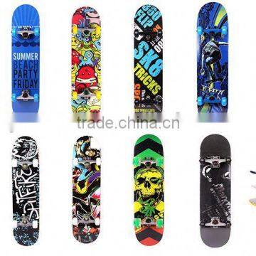 Pro quality graphic concave deck skateboard deck 100% canadian maple