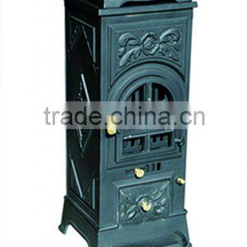 wood burning cast iron stove fireplace TST045