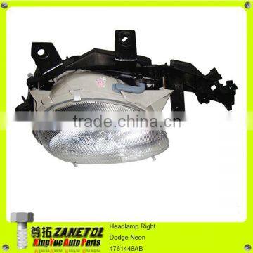 Auto Headlight Headlamp Assembly Right For Dodge Neon 4761448AB