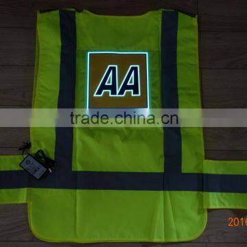 PYL-EL-SV001-AA-AA High quality stable Outdoor waterproof EL safety vest
