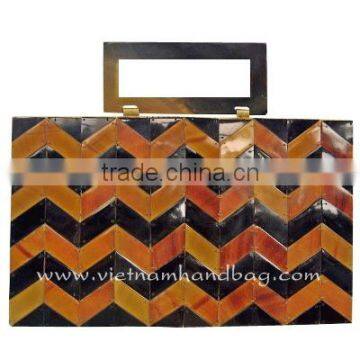 Wave Design - Bufallo Horn Handbag