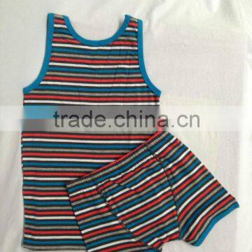 100% cotton cheap sleeveless blank tank top for boys kids bulk clothing.low pir moq huoyuan