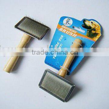 WOODEN PET BRUSH