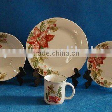 16pcs Flower Dinnerware