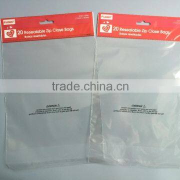 Hot Cutting Plastic Pouch for Packing Bags with Butterfly Hole