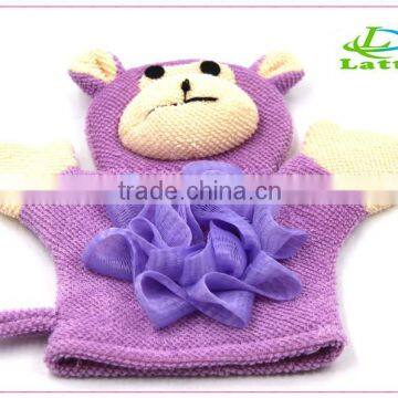 OEM animal bath mitt,kids bath mitts from factory