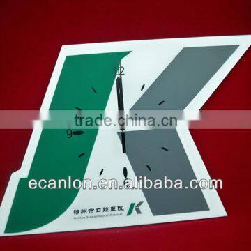 customized acrylic plexiglass wall clock