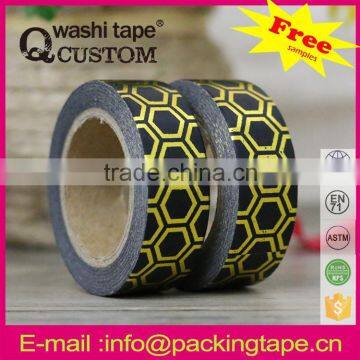 Colorful custom printed foil paper tape free sample