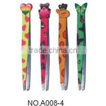 wholesale china surgical stainless steel animal shaped girl eyebrow tweezer