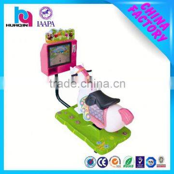 New product coin operated horse racing game machine for kid