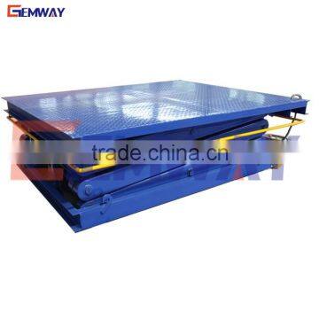 Outdoor stationary hydraulic scissor lift for sale