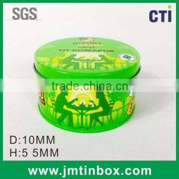 Outdoor candles tin box