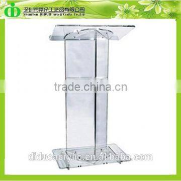 DDL-0052 Trade Assurance Alibaba China Supplier Wholesale Glass Church Lectern