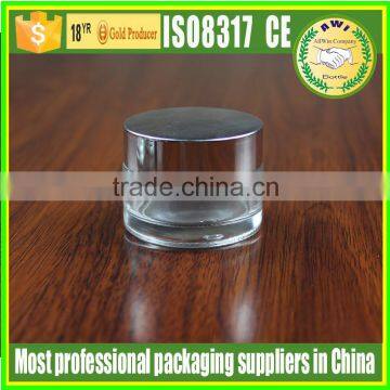 50g Glass Cosmetic Packaging Jar With Silver Lid photo-3