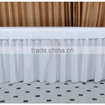 Luxury High Quality Ruffled Curly Willow Table Skirt