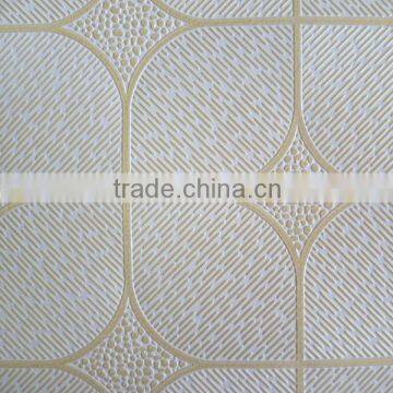 Golden color PVC laminated gypsum ceiling tiles (G238)