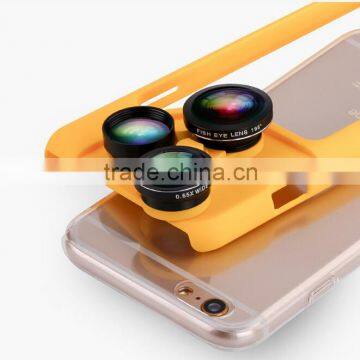 New Fashion Design Factory Price Multi Lens Case for iPhone 6s Back Cover inter Changeable Camera Lens Phone Case Shell