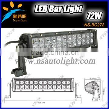 Manufacture Of Led Work Light Bar Ultra Bright 72w Led Work Light Bar 13.5 inch Led Work Light Bar For Atv Suv Trucks Offro