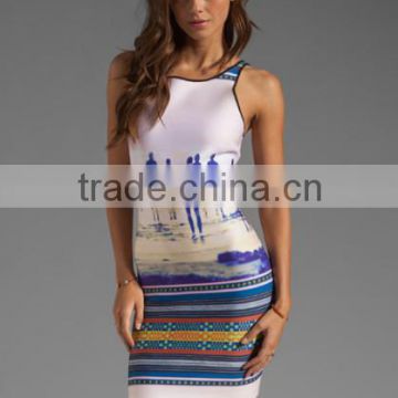 top fashion design structured fashion cycle neoprene short front and long back skirts