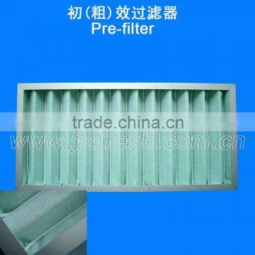 G2-F5 Washable synthetic fiber plank filter with dismountable frame used for air purification(Manufacturer)