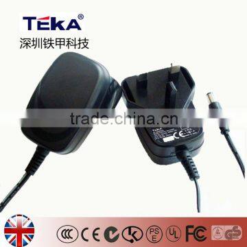 9v 1a uk plug adapter