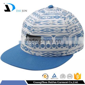 Daijun New Design OEM Hot Sale 100%Cotton Blue Pacth Men Custom Canadian Hat