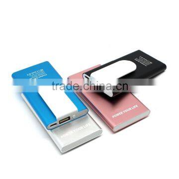 High quality gift power bank with laser engraving logo. Factory Direct Mobile Charger Portable Colorful 3000mAh power bank