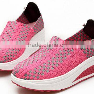 Popular Women's Woven Shoes With High Quality , Casual Sport Shoes