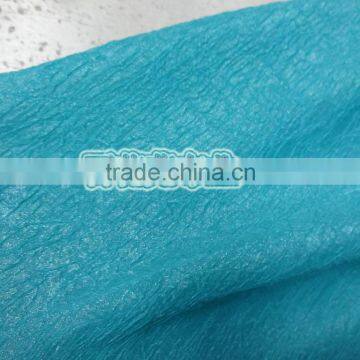 Sky Blue Crinkle Chiffon for Women's Fashion