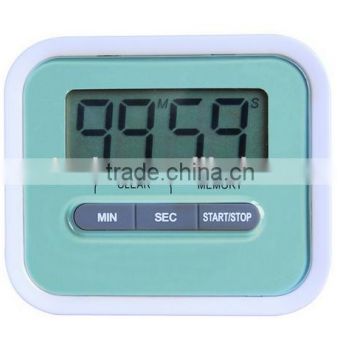 2016 new hot sale novelty LCD Digital Kitchen Timer Count Up Down Egg Cooking Alarm