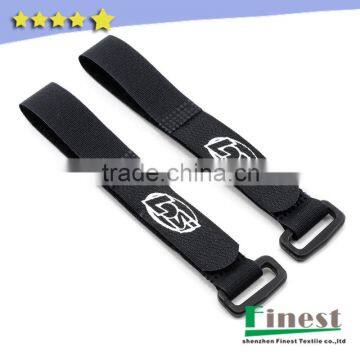 Custom hook and loop adjustable cable tie cable strap