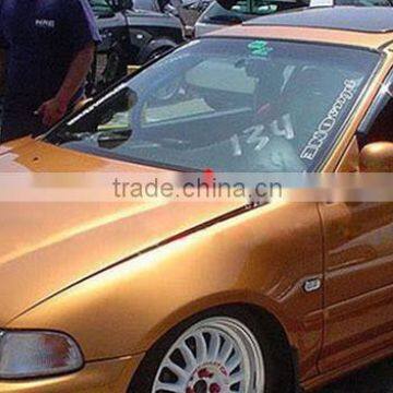 Neo Chrome Billet Aluminum Racing Hood Risers For Honda With 4 Pcs Fender Washers With Logo photo-6