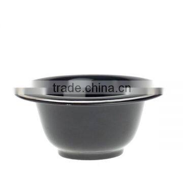 Newest Custom Design Black Ceramic Shaving Bowl