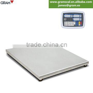 Tortuga SL-300 Stainless Steel Industrial Floor Scale with SC2 Indicator