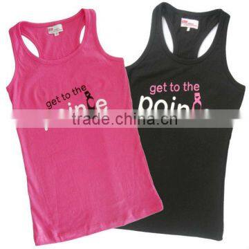 Customized Tank top. women singlet, sleeveless women t shirt