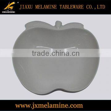 solid color apple shape melamine fruit bowl