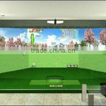 indoor screen golf simulator