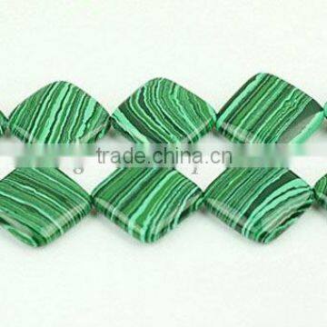 Imitation Malachite Gemstone Loose Beads