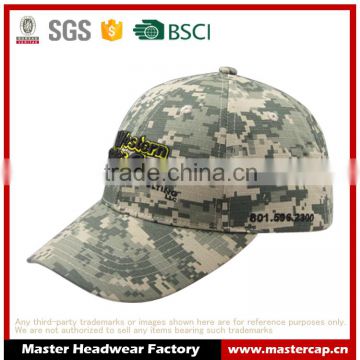 2015 Hot sale Fashional camouflage cap with embroidered LOGO