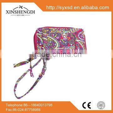 RE011 Top Quality Wholesale high quality pink card holder wallet phone case cotton case