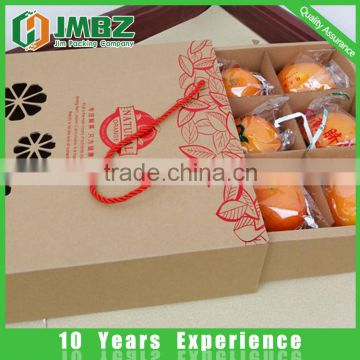 Corrugated carton box for fresh fruit and vegetable packaging