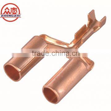 Factory direct wholesale car connector plug inserts terminal DJ222-4.5A brass materials